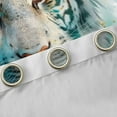 thumbnail image 4 of Castle Fairy Children Teenagers Tiger Animal Black Out Curtains,Gradient Marbling Watercolor Curtains Pack of 2 (42x63 Each),Jungle Animal Bedroom Curtains,Breathable Home Decor, 4 of 6