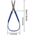 thumbnail image 2 of Sxbd Loop Scissors Grip Scissor 3 Pack For Teens And Adults,adaptive Design, Right And Lefty Support,easy-open, 2 of 4