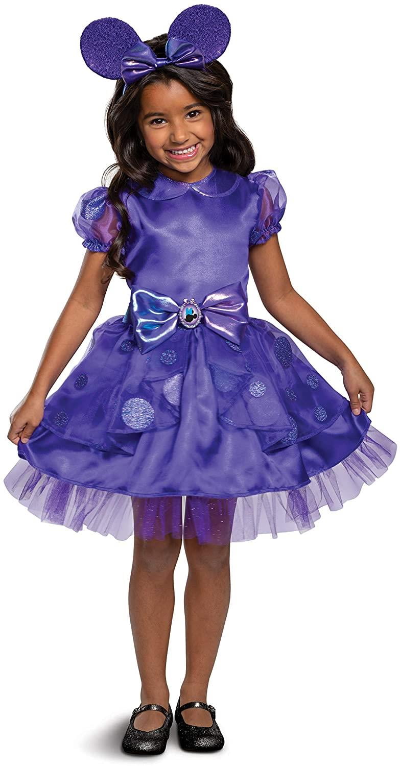 Minnie Mouse, color morado, talla M, 3T/4T, para niñas Disney | Walmart en línea