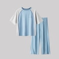 thumbnail image 4 of Ashirexll Vêtements d'Été pour Filles Ensemble de Pyjama Mode à Manches Courtes et Col Rond Fin Décontracté pour Enfants, 4 of 4