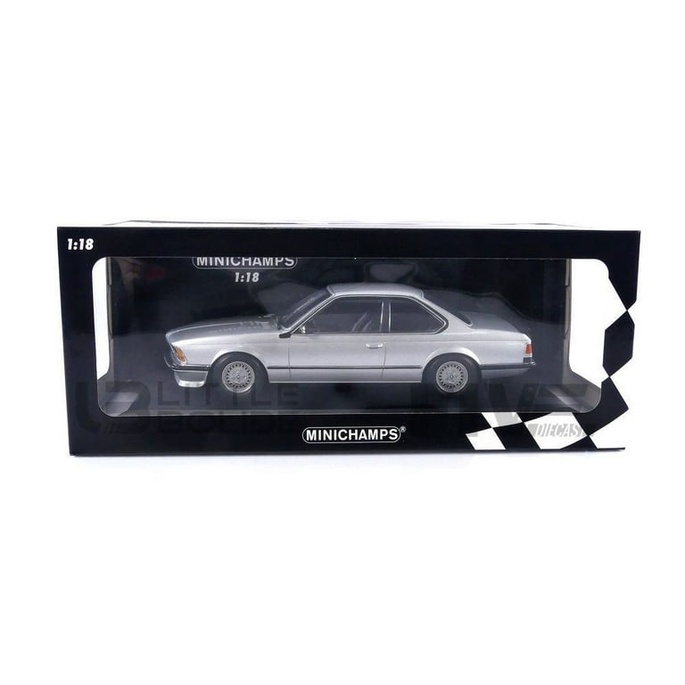 1982 BMW 635 CSi Silver Metallic 1/18 Diecast Model Car by