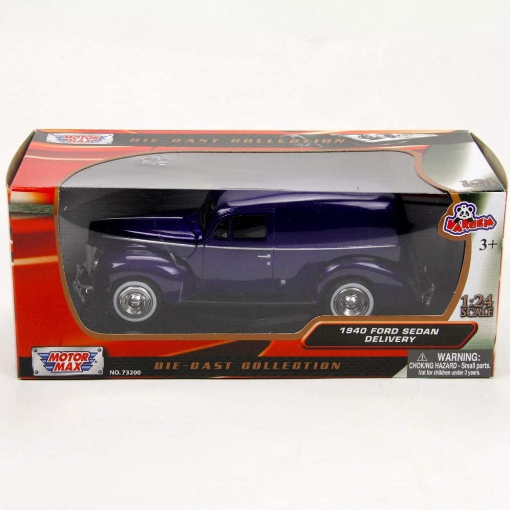 TaliaPosy 1940 Ford Sedan Delivery Red 1:24 Diecast Car Model