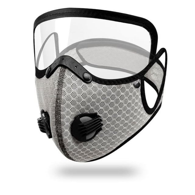 Máscara protectora Máscara deportiva Filtro a prueba de polvo Máscara cálida Lente protectora extraíble