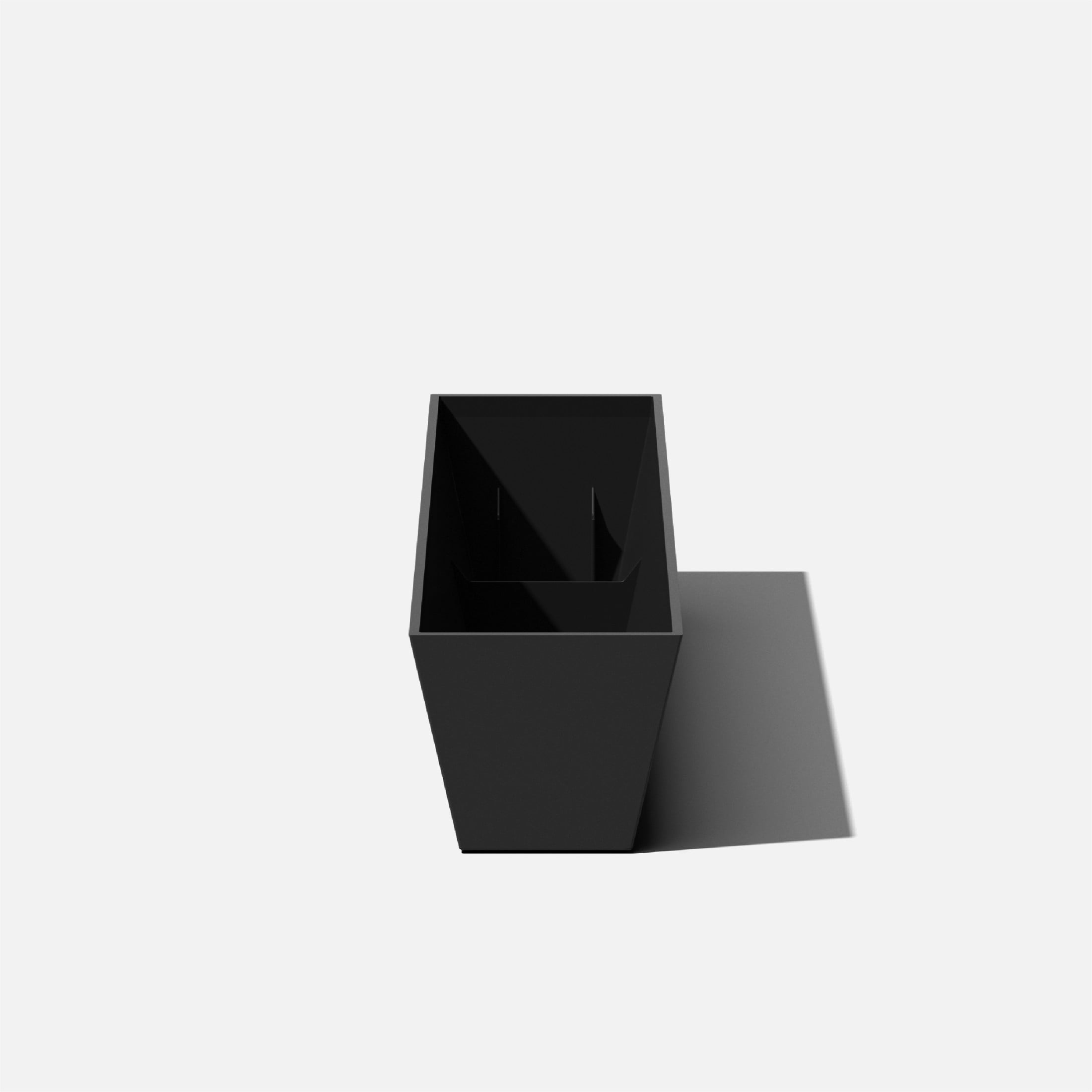 Veradek Pure Series Window Box 36" Plastic Planter - Black