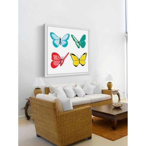Marmont Hill "Butterflies" by Molly Rosner Framed Painting Print