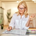 thumbnail image 6 of 10-Pack Large Print Crossword Puzzles for Seniors Plus 2 Fill-In Puzzle Books and 4 Pens Big, Bold, Easy-to-Read, Perfect Brain Stimulation Elderly Games for Retirement, Hospital Activities (8 x 10), 6 of 10