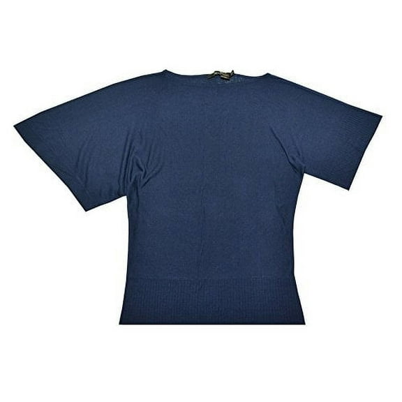 RLX Ralph Lauren Women Blend Linen Sweater (X-Small, Navy)