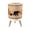 Color 3, variant on Small Trash Can with Lid Bears Silhouette Forest Vintage Pine Trees 1.8 Gallon Dog Proof Trash Can Round Garbage Can Waste Bin Wastebasket for Bathroom Bedroom Living Room