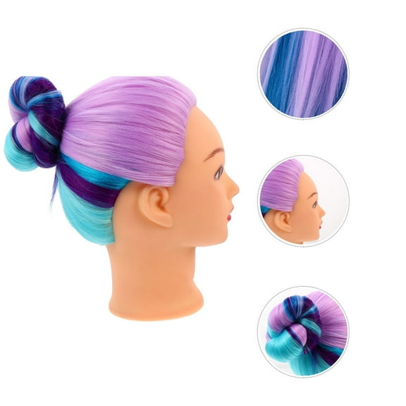 WRISTBIQUE Training Heads 1Set for Hair Styling and Braids Making 38.0X14.0X14.0in