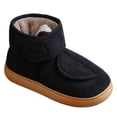 thumbnail image 6 of Women's Men's Diabetic Shoes Extra Wide Width Diabetic Boots Warm Slip-on Lymphedema Shoes Adjustable Closure Walking Shoes for Elderly Swollen Feet (black47-48), 6 of 9