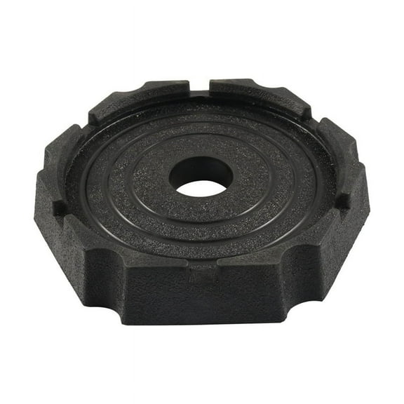 RV Round Jack Foot RV Leveling Jack Pad RV Permanent Jack Stabilizer RV Leveling Mat,1 * RV Leveling Jack Pad,Black