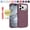 Dark Cherry, variant on Kryonix for iPhone 17 Pro Max Case with Screen Protector,Compatible with MagSafe,Shockproof Heavy Duty Military Grade Protection Case Rugged Slim Matte Cover with Magnetic,Orange