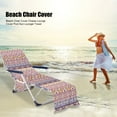 thumbnail image 4 of Beach Chair Covers Portable Sun Lounger Cover for Pool Hotel, 4 of 7