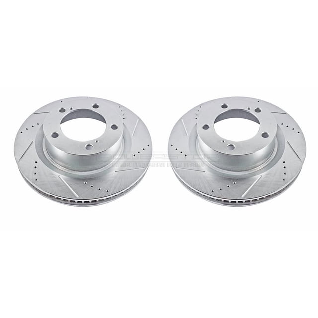 Power Stop Jbr1309xpr Front Evolution Drilled & Slotted Rotor Pair