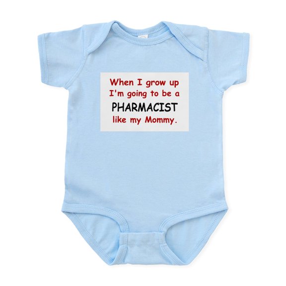 CafePress - Pharmacist (Like My Mommy) Infant Bodysuit - Baby Light Bodysuit, Size Newborn - 24 Months