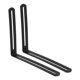 thumbnail image 5 of SHOWERORO 2Ud Soporte En Ángulo L Negro Para Estantes Inoxidable Resistente Ajustable, 5 of 8
