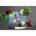 thumbnail image 3 of Tennessee Iris in Watercolor Glass Cutting Board Large 12 in x 15 in, 3 of 5