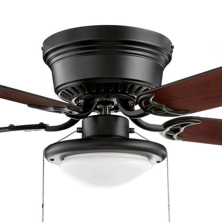 Matte Black Ceiling Hugger Fan Shelly Lighting