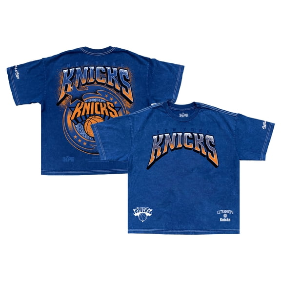 Men's  Blue New York Knicks Drip & Dime Collection Premium T-Shirt