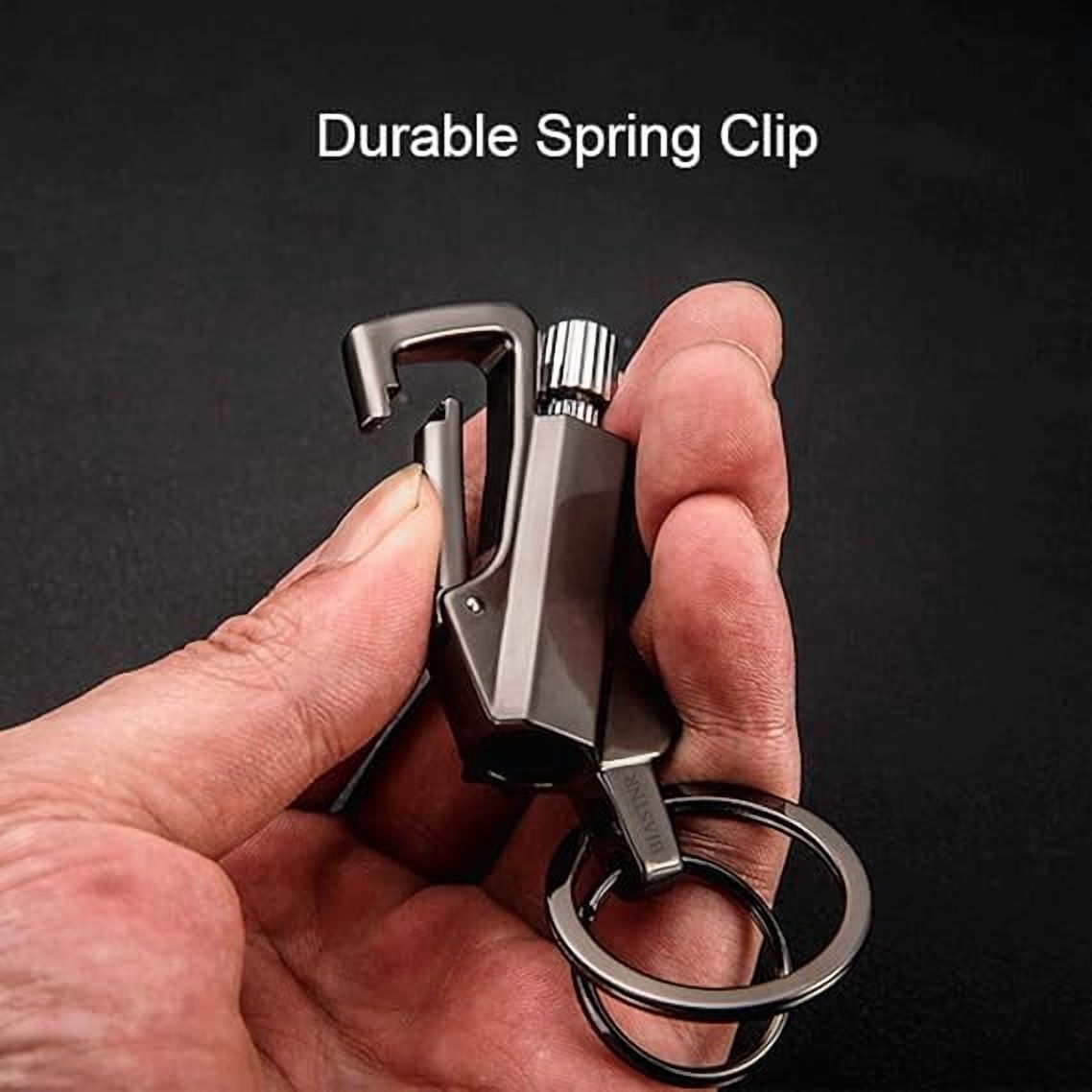 2 Pack Permanent  Keychain Multitool Bottle Opener – Reusable Waterproof Survival Gear, Strike Anywhere Firestarter for Camping, Hiking, and Emergency Preparedness