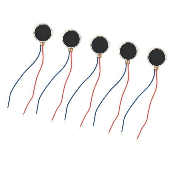 Motor Vibratorio De CC Para Teléfono Móvil, Micromotor Tipo Botón De Moneda Plana De Bajo Ruido De Tamaño Pequeño Para Productos Electrónicos Para Teléfonos Móviles Para