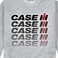 thumbnail image 3 of Case IH Logo Repeat Fade - Men's Crew Neck Fleece Pullover, 3 of 6