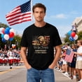 thumbnail image 3 of Men's USA 250th Anniversary Shirt 1776 American Flag Graphic Short Sleeve Crew Neck Tee, 3 of 5