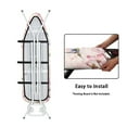 thumbnail image 4 of HELLHERO Hummingbird Flower Print Iron Board Cover, Ironing Protector for Ironing Board with Elastic Edge, Soft Comfortable Ironing Board Cover Protector Resist Scorching and Staining, 4 of 5