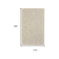 thumbnail image 5 of HomeRoots 511871 10 x 13 ft. Tan & Ivory Wool Geometric Hand Tufted Handmade Stain Resistant Rectangle Area Rug, 5 of 5