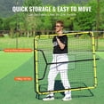 thumbnail image 6 of Baseball & Softball Rebounder Net - 4x4.5 Ft PitchBack Trainer with Angle Adjustment - Practice Net for Hitting, Pitching, and Fielding, 6 of 6