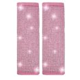 thumbnail image 1 of 4 pieces of car seat belt covers - women's seat belt shoulder pads, car seat belt shoulder protection glitter powder, 1 of 5