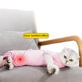 thumbnail image 3 of Cat Surgery Recovery Suit, E-Collar Alternative, Pet Surgical Pajamas Long Sleeve Prevent Shedding Recovery Snugly Suit for Abdominal Wounds After Surgery, 3 of 6