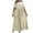 Beige, variant on CFLVAEK Womens Plus Size Dresses Loose Fitted Wide Strap Long Dress with Pockets Solid Color Pleated Sundress Casual Sleeveless Vacation Beach Dress Green XXXL