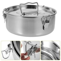 18/8 Stainless Steel Flan Pan with Lid - Flan Mold for Instant Pot 6QT, Flanera Maker for Custards & Puddings - Oven & Dishwasher Safe Clearance