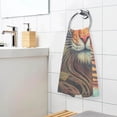 thumbnail image 4 of SKYSONIC Towels Set of 2 Jungle Tiger Portrait Print for Bathroom Kitchen Travel 16×28 inch, Cotton Bath Towels Lightweight Quickdry for Bathroom Ktichen Travel SPA Gym, 4 of 7