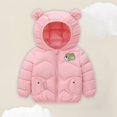 thumbnail image 2 of FDDMis Girls Snow Coat Boy Winter Jacket Kids Bomber Jacket Baby Boy Shirts Clearance Baby Girl Clothes Infant Baby Clothes 12 Month Girl, Pink 5-6 Years, 2 of 9