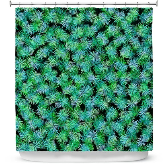 Shower Curtains 70" x 73" from DiaNoche Designs by Julia Di Sano - Tropical Palms 7