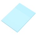 thumbnail image 3 of Bloc de notas de papel grueso translúcido de material PET, paquete de 50 hojas, para estudiantes, escuelas y oficinas, color azul., 3 of 14