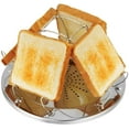 thumbnail image 1 of Tostadora de Camping de 4 rebanadas con soporte plegable, bandeja porosa, tostadora de pan para familias, estufa de Gas al aire libre, Picnic plegable, 1 of 8