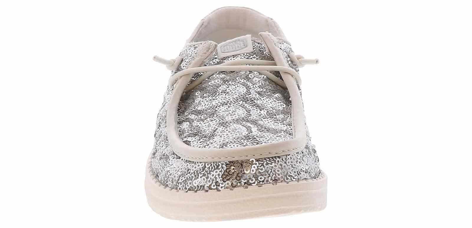 リンメイ Heydude Wendy Sequin Casual Shoe | 42695-13R Silver