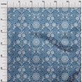 thumbnail image 3 of oneOone Polyester Spandex Blue Fabric Asian Block Sewing Material Print Fabric By The Yard 56 Inch Wide, 3 of 4