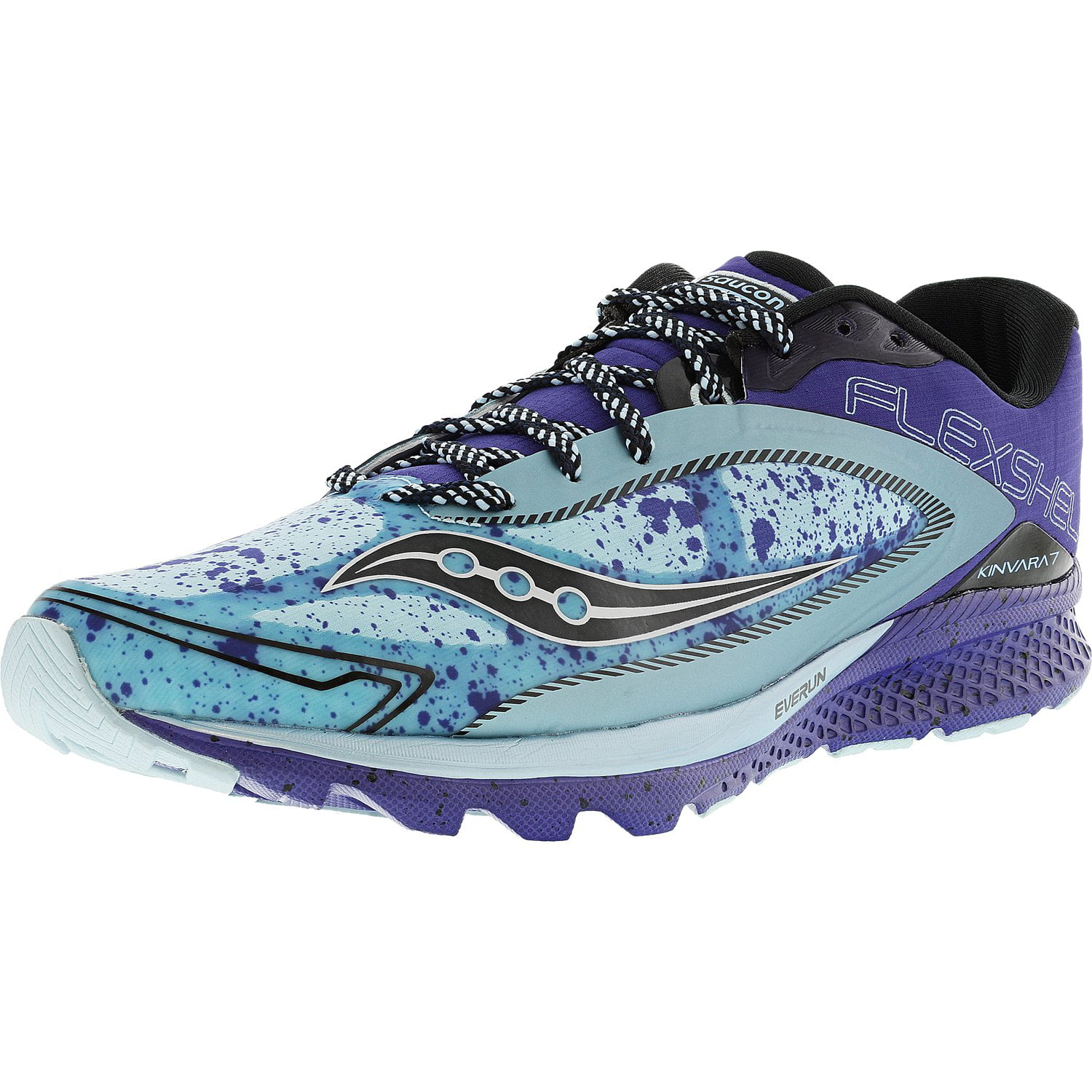 Blue Silver Ankle-High Running Shoe 