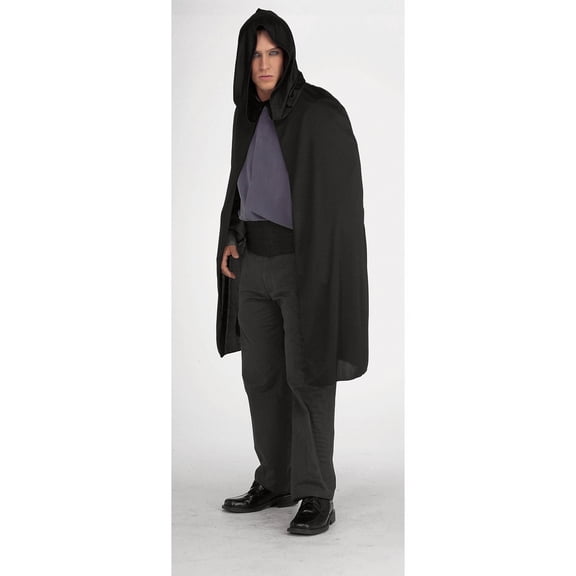 Shrt Blk Hooded Cape 70D