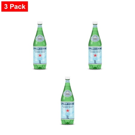 S.Pellegrino Sparkling Natural Mineral Water - 33.8 fl oz.