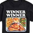 thumbnail image 3 of Instant Message - Winner Winner Chicken Dinner - Men's Short Sleeve Graphic T-Shirt, 3 of 6