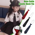 thumbnail image 2 of Pre-tied Ties for Kids Boys Children Color Elastic Ne Strap Tie Netie Formal Wedding Graduation School iforms P2Q7, 2 of 8