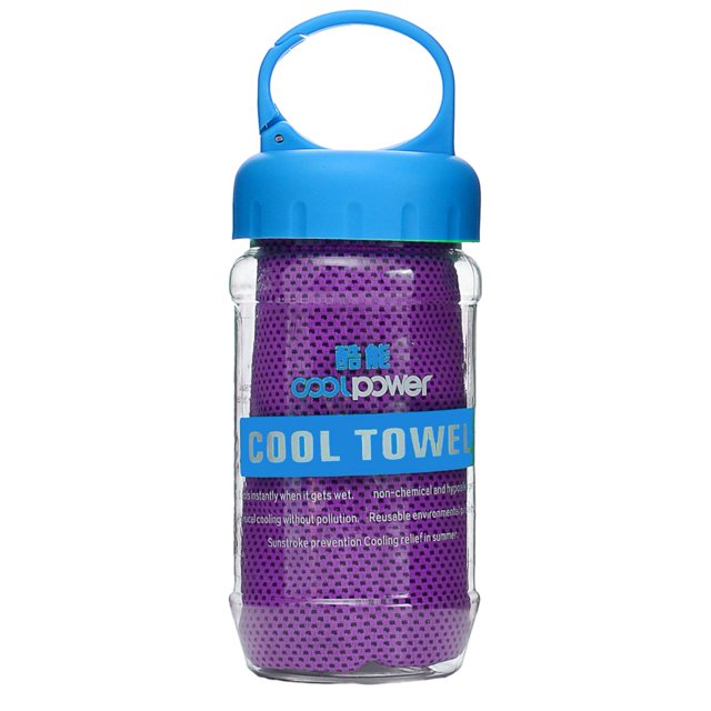 Serviette Chillmax Rafraîchissante et Absorbante pour Sports, Yoga et Entraînements, Restez Rafraîchie et Sèche Instantanément