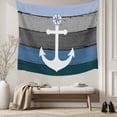 thumbnail image 5 of Blue Nautical Anchor Small Tapestry for Bedroom Wall Hanging Tapestry, Rustic Distressed Wood Grain Ceiling Backdrop Tapestries Poster Blanket Wall Decor for Teens Room Living Room Dorm 23" x 28", 5 of 8