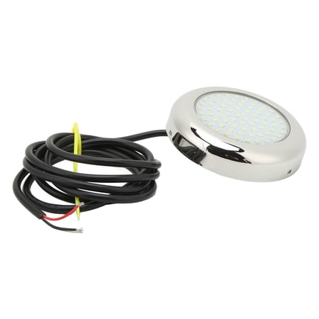Qiilu Marine Solar Power Beacon Light, IP68 Waterproof LED Ship Marine Dock Barge Safety Beacon Flashing Light Sidelight 360° Lighting