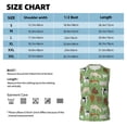 thumbnail image 5 of Lsque Cows And Calves Print Men's Cotton Blend Sleeveless Muscle Shirts (S-3XL)- Moisture Wicking, Odor Protection, UPF 30+,3X-Large, 5 of 8